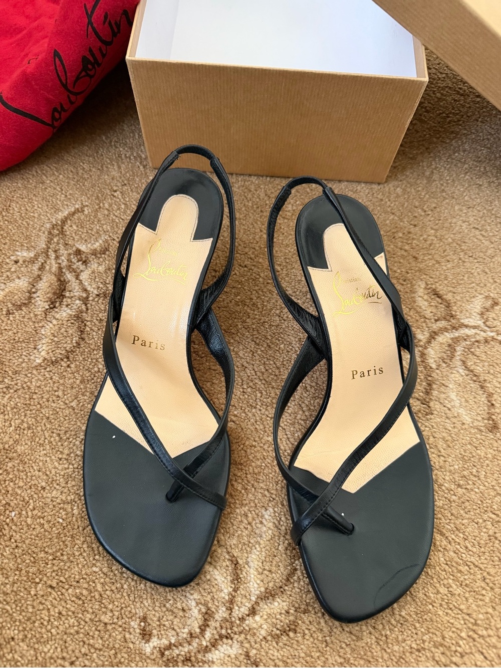 Christian Louboutin Taralita 55 Kid Black